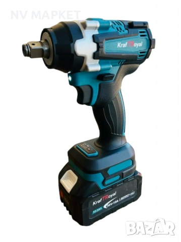 Ударен гайковерт-винтоверт 36V 10Ah 850 N/m Комбиниран безчетков акумулаторен , снимка 4 - Винтоверти - 53836453