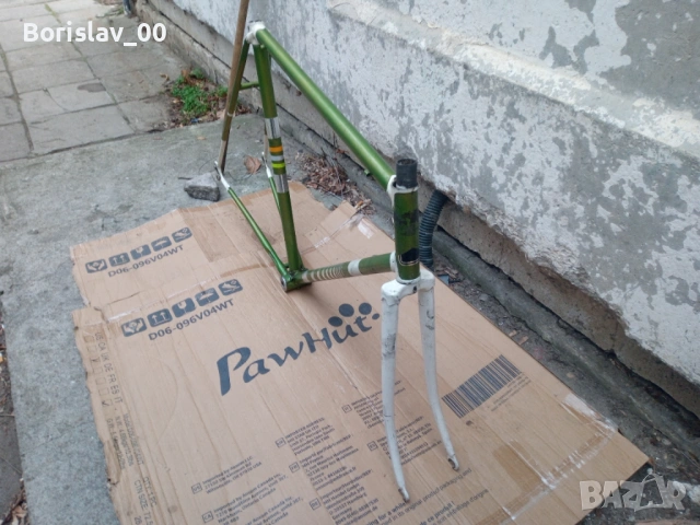 Ретро Шосеейна рамка с вилка, снимка 2 - Части за велосипеди - 53565258