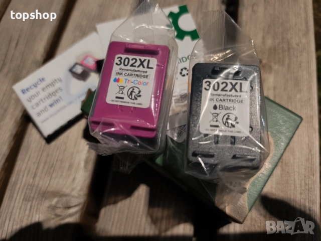Запечатани Комплект касети за принтер 302XL Черна и Цветна Чисто нови ​ ​