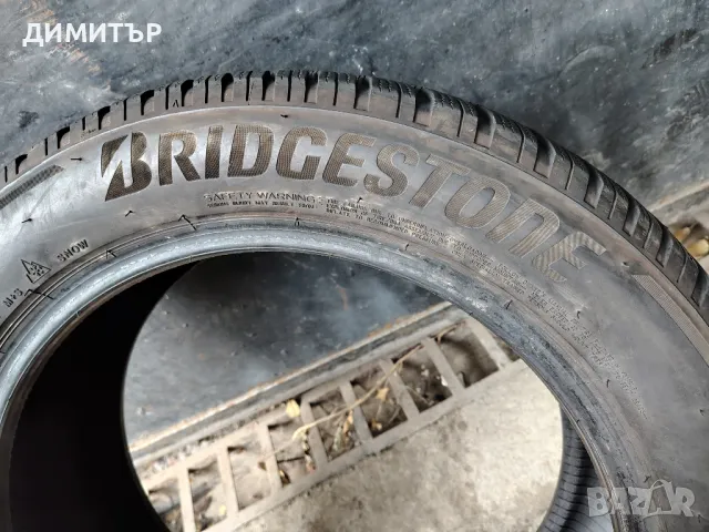 2бр.зимни гуми BRIDGESTONE 215/55/18 99V DOT 2722, снимка 4 - Гуми и джанти - 49377142