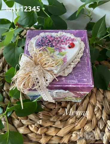 Кутия-С аромат на люляк!, снимка 2 - Декорация за дома - 44794256