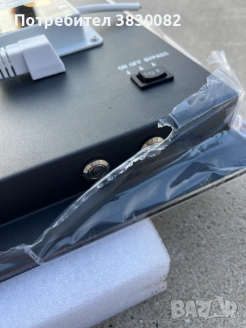 Инфрачервен отоплителен панел за стая черен 1500х600 1000W, снимка 8 - Отоплителни печки - 53784790