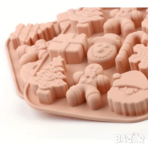 Молд Коледа два размера, три цвята , снимка 9 - Форми - 50868906