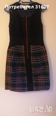 Рокля в шотландско каре, снимка 5 - Рокли - 52179265