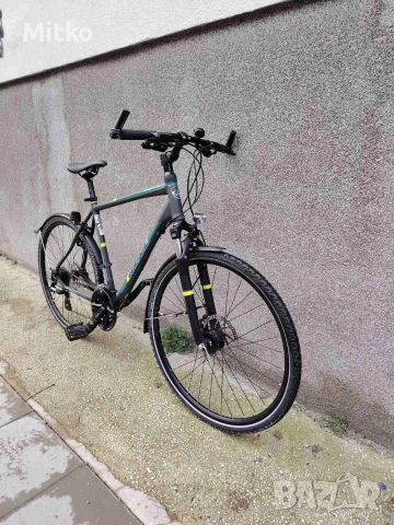 28 цола алуминиев велосипед с 21 скорости усилени капли амортисьори предни като нов , снимка 3 - Велосипеди - 53372927