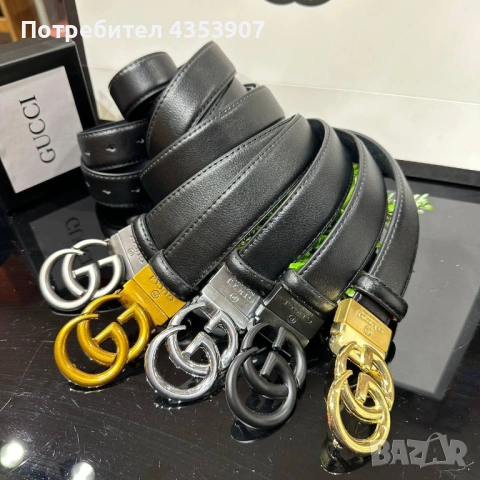 Колан Gucci естествена кожа