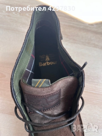Велурени обувки Barbour № 45, снимка 4 - Ежедневни обувки - 47952856