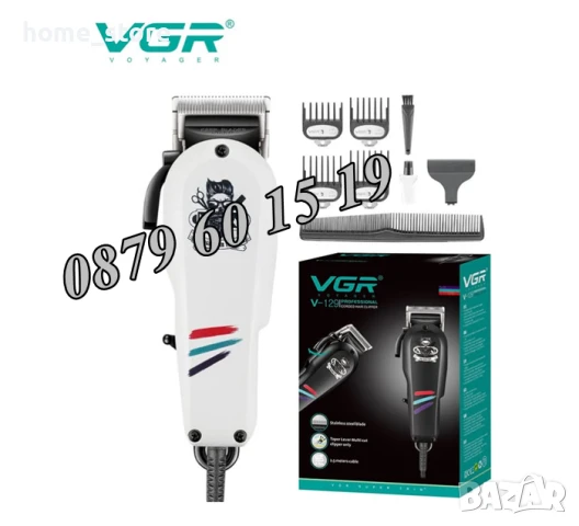 Професионална машинка за подстригване VGR V-129, машинка за подстригване с кабел, снимка 2 - Машинки за подстригване - 50493751