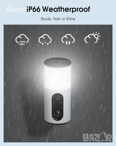 ANRAN 2K безжична соларна охранителна камера с прожектор, PIR детектор, снимка 9 - IP камери - 51719849