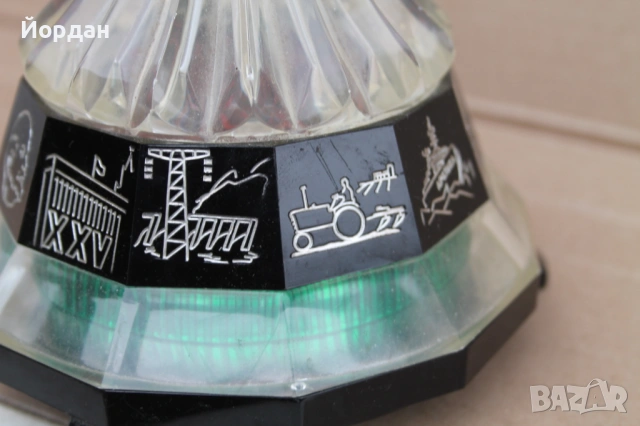 СРРР нощна лампа 1970-та година, снимка 8 - Настолни лампи - 53828851