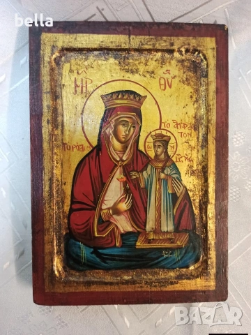 Православна икона,ръч.изработка със сертификат, снимка 2 - Антикварни и старинни предмети - 53291894