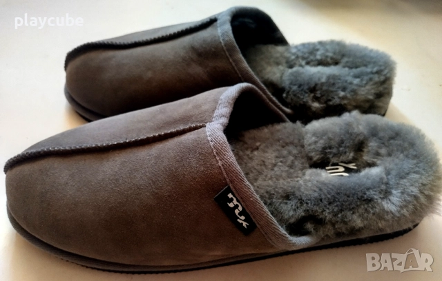 Мъжки домашни чехли - Естествена кожа - N 43/44