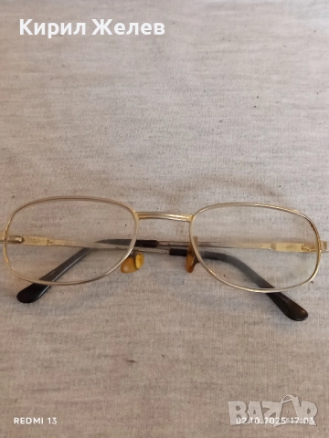 Ретро диоптрични очила позлатени стари с калъф 49498, снимка 2 - Слънчеви и диоптрични очила - 51922694