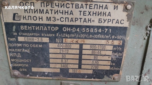 турбина аспирация, снимка 5 - Друго търговско оборудване - 51003506