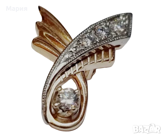  ЗЛАТЕН МЕДАЛЬОН С ДИАМАНТИ