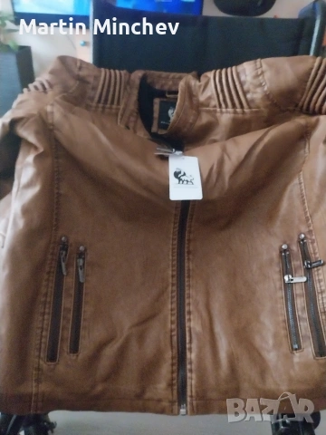 Продавам ново, неиолзвано мъжко кожено яке, размер @@@ююю XL