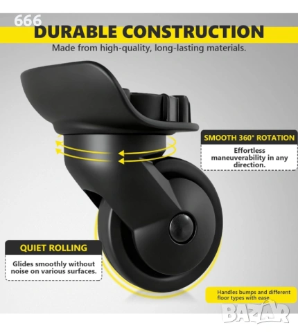 Резервни колела за куфари, снимка 4 - Други стоки за дома - 53248186