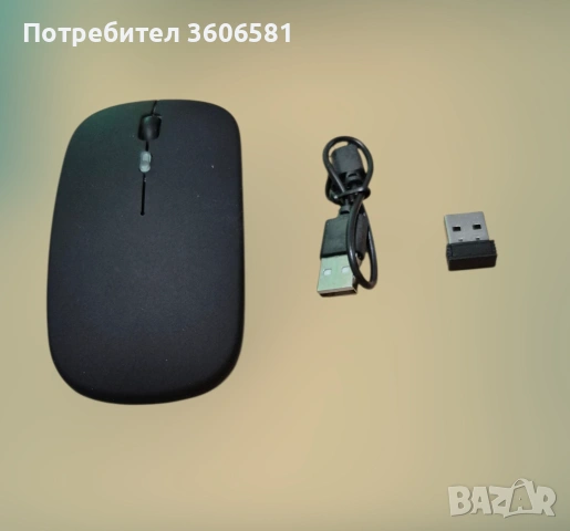 Bluetooth/Блутуут Ултратънка и преносима безжична мишка с акумулаторна батерия с тънък дизайн , снимка 8 - Клавиатури и мишки - 41741373