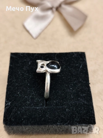 Сребърен пръстен (298), снимка 2 - Пръстени - 52581888