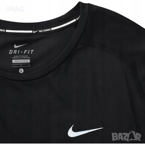 Оригинална мъжка блузка Nike Dri Fit Miler L размер, снимка 4 - Тениски - 46439327