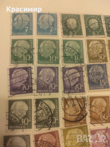 Пощенски марки Теодор Хойс !, снимка 7 - Филателия - 52043330