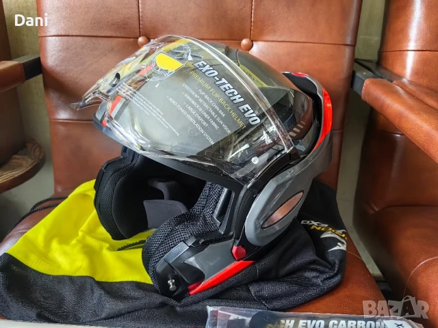 Нова модуларна каска Scorpion Exo Tech Evo, снимка 4 - Аксесоари и консумативи - 50680123