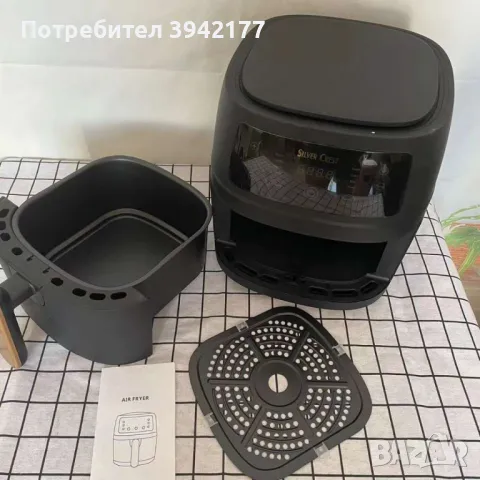 Уред за готвене с горещ въздух Silver Crest S-18, 8 литра, 2400W - ПРОМОЦИЯ, снимка 2 - Фритюрници - 49020458