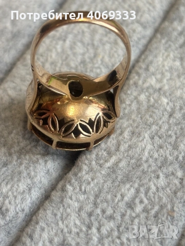 Златен пръстен ръчна изработка 14к 10.4гр , снимка 3 - Пръстени - 54175103