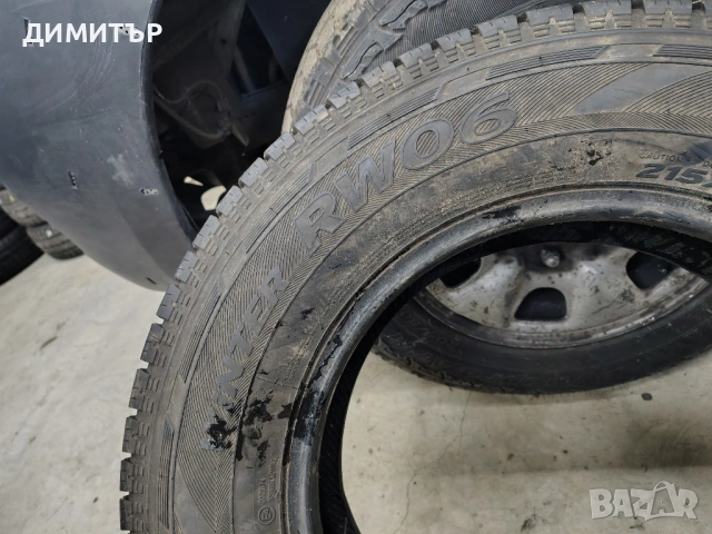 2бр.зимни гуми HANKOOK 215 75 16C DOT19 цена за брой, снимка 6 - Гуми и джанти - 54082806