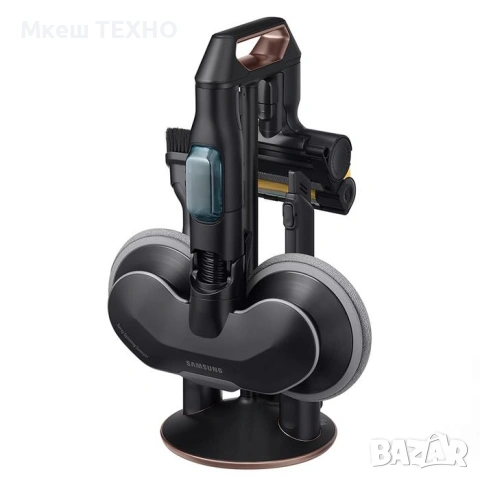 Безжична Прахосмукачка SAMSUNG Bespoke Jet Plus VS20B95973B/GE, 210W All in One Clean Station Тъмнос, снимка 6 - Прахосмукачки - 53886695