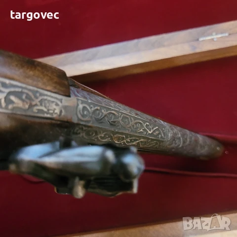 луксозен подарък кремъчен пищов авторски, снимка 8 - Антикварни и старинни предмети - 50559655