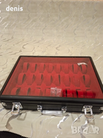 Алуминиев луксозен куфар за бижута или часовници, снимка 7 - Други ценни предмети - 52878245