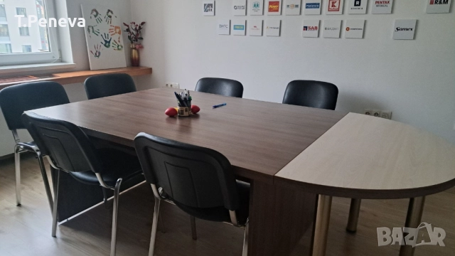 Дизайнерска конферентна маса от 3 части, снимка 3 - Маси - 52515944