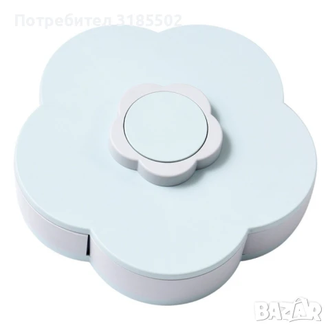 Пет сгъваеми купички във формата на цвете със специална поставка за телефон, снимка 6 - Сервизи - 51276876