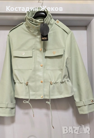  Ново със етикет. Дамско кожено якенце . , снимка 2 - Якета - 53847076