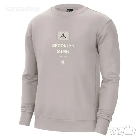 NIKE Jordan NBA Brooklyn Nets - страхотна мъжка блуза Л, снимка 1 - Спортни дрехи, екипи - 49247132