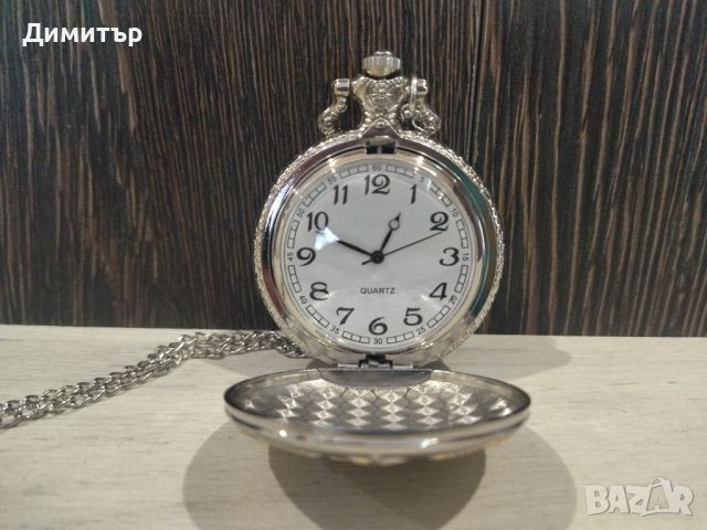 Метален джобен часовник в Ретро стил !!!, снимка 3 - Други ценни предмети - 46390773