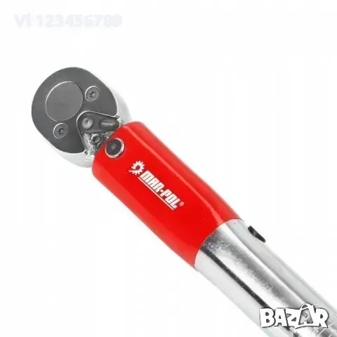 Динамометричен ключ 1/4" 5 - 25 Nm Mar-Pol , снимка 4 - Ключове - 53865311