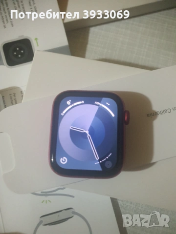 Apple Watch Series 6 GPS + Cellular, 44mm RED, снимка 5 - Смарт часовници - 54019701