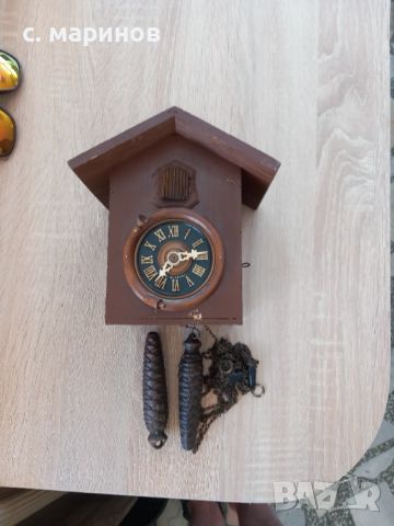 Немски часовник с кукувица , снимка 1 - Антикварни и старинни предмети - 46489607