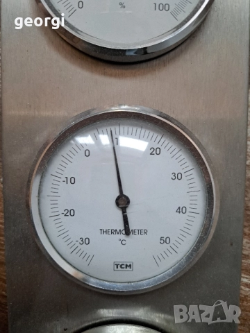 домашна метеорологична станция термометър барометър влагомер 24/6, снимка 3 - Други стоки за дома - 52821450