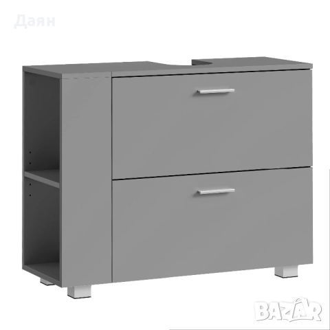 Шкаф за баня за мивка VASAGLE, снимка 7 - Шкафове - 52625196