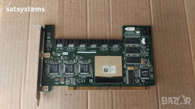 Adaptec AAR-2610SA 6-Port Serial ATA PCI-X RAID Controller Card With 64MB Cache
