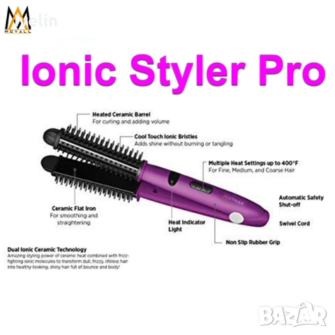 Йонизиращ Стайлър за коса Instyler Ionic Styler Pro TV998, снимка 4 - Други - 53876039