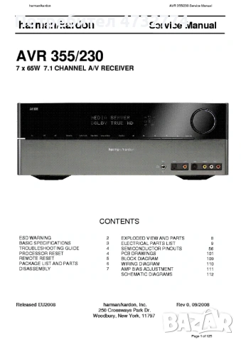 2 БРОЯ harman/kardon A/V RECEIVER AVR 355/230 и AVR 151/230, снимка 13 - Ресийвъри, усилватели, смесителни пултове - 53412747