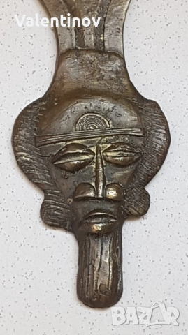 Старинна бронзова отварачка , снимка 2 - Антикварни и старинни предмети - 51578075