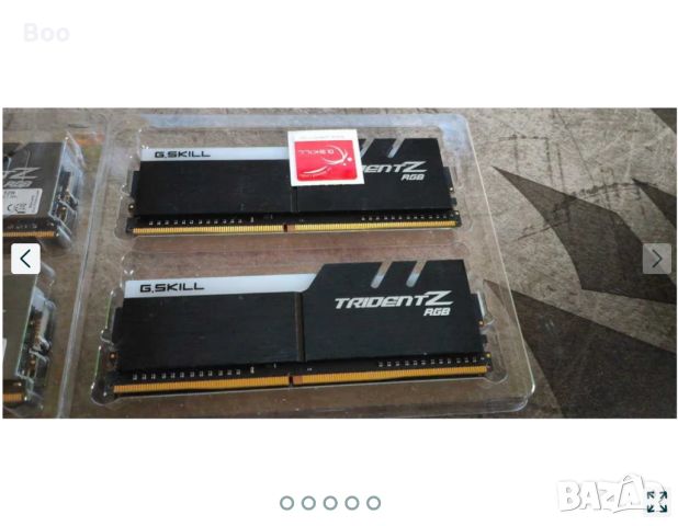 Рам Памет G.SKILL Trident Z 32GB (4x8GB) DDR4 4000Mhz CL15-16-16-36, снимка 2 - RAM памет - 46136409