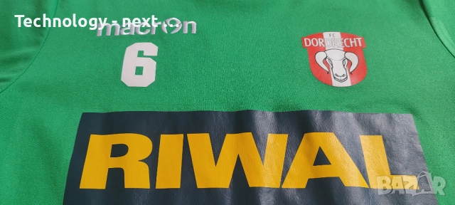 Рядка Футболна Тениска FC Dordrecht №6 - Macron (Густаво Хамер), снимка 5 - Футбол - 54016206