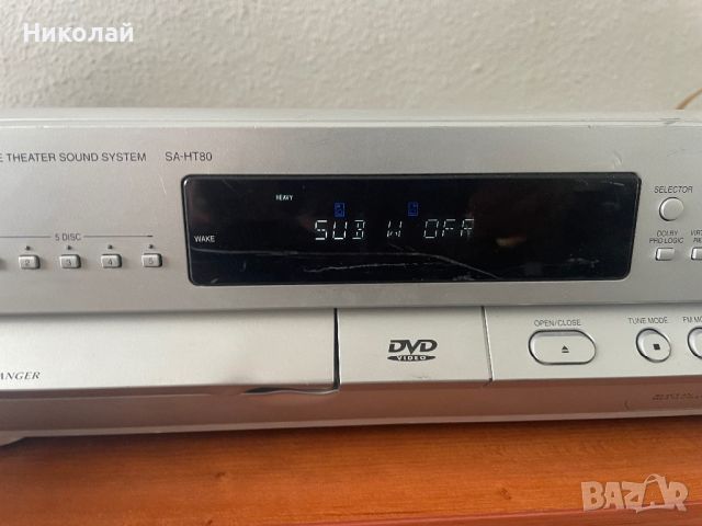 PANASONIC SA-HT80 DVD/РЕСИВЕР, снимка 4 - Ресийвъри, усилватели, смесителни пултове - 46117143