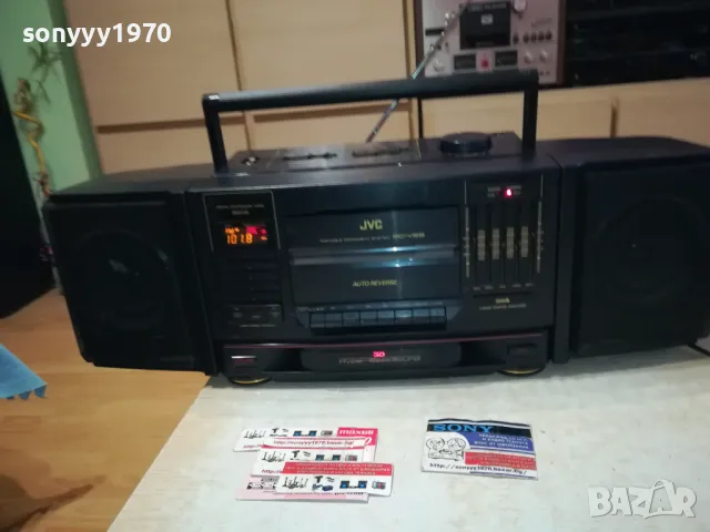 JVC WITH HYPER BASS & REVERE DECK-ВНОС FRANCE 0212241547, снимка 1 - Радиокасетофони, транзистори - 48196191